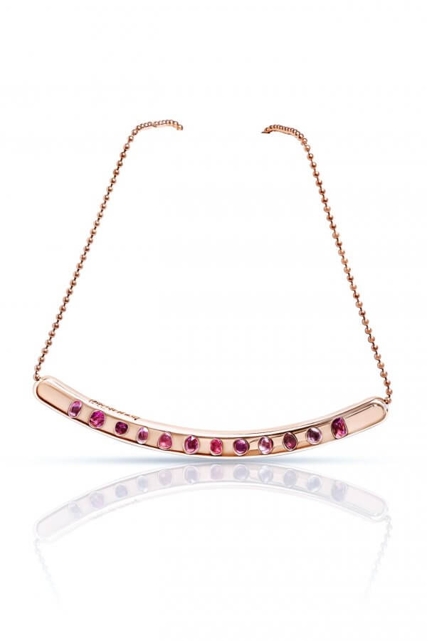 Sapphire Bar Necklace