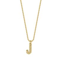 Small Initial Pendant with Chain