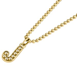 Small Initial Pendant with Chain - Image 2